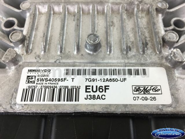 7G91-12A650-UF SID206 PCM Mondeo SMax 7G9112A650UF